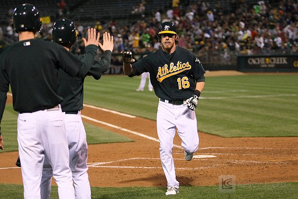 MLB: Cleveland Indians at Oakland Athletics