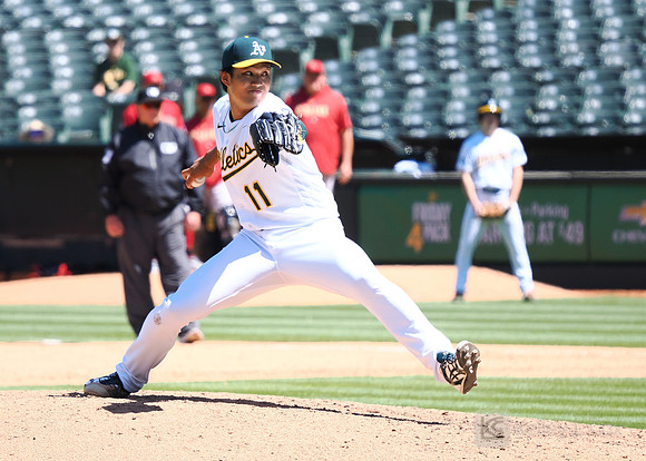 MLB: Arizona Diamondbacks at Oakland Athletics