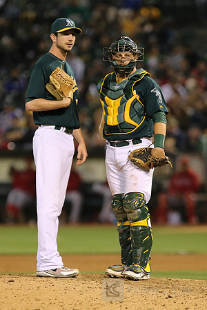 MLB: Los Angeles Angels at Oakland Athletics