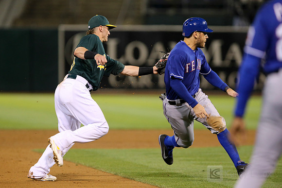MLB: Texas Rangers at Oakland Athletics