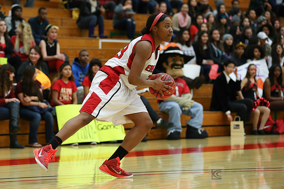 Cal State East Bay Pioneers forward Tori Breshers (23)