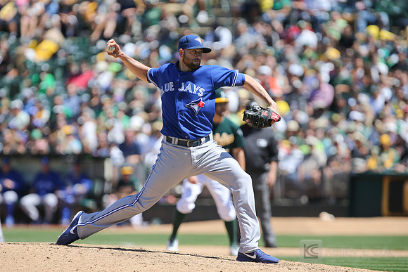 MLB: Toronto Blue Jays at Oakland Athletics