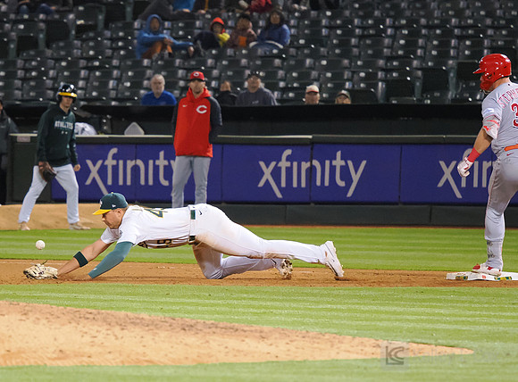MLB: Cincinnati Reds at Oakland Athletics