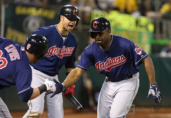 MLB: Cleveland Indians at Oakland Athletics