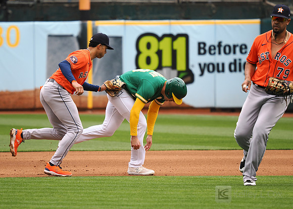 MLB: Houston Astros at Oakland Athletics