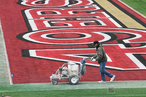 NFL: San Francisco 49ers-Field Preparations