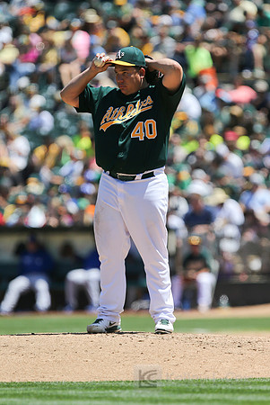 MLB: Toronto Blue Jays at Oakland Athletics