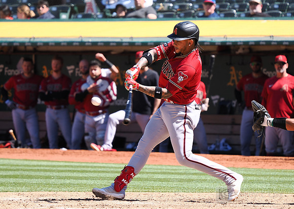 MLB: Arizona Diamondbacks at Oakland Athletics