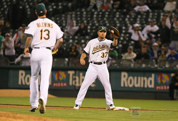 MLB: Toronto Blue Jays at Oakland Athletics