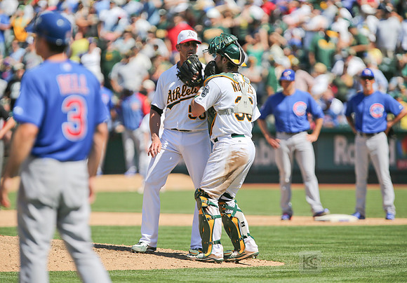 MLB: Chicago Cubs at Oakland Athletics