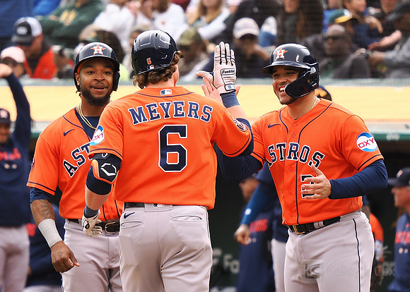 MLB: Houston Astros at Oakland Athletics