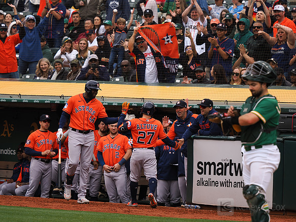 MLB: Houston Astros at Oakland Athletics