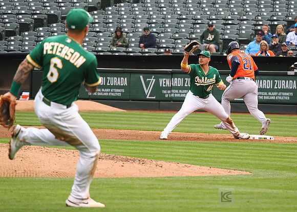 MLB: Houston Astros at Oakland Athletics