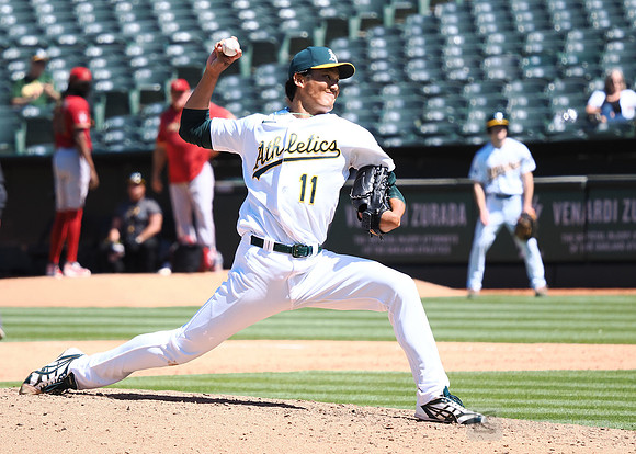 MLB: Arizona Diamondbacks at Oakland Athletics