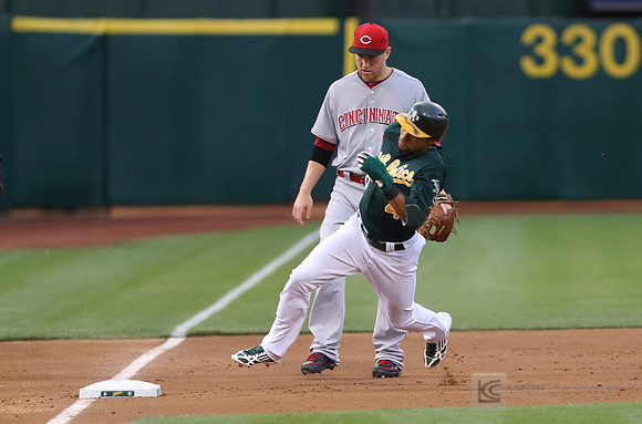 MLB: Cincinnati Reds at Oakland Athletics