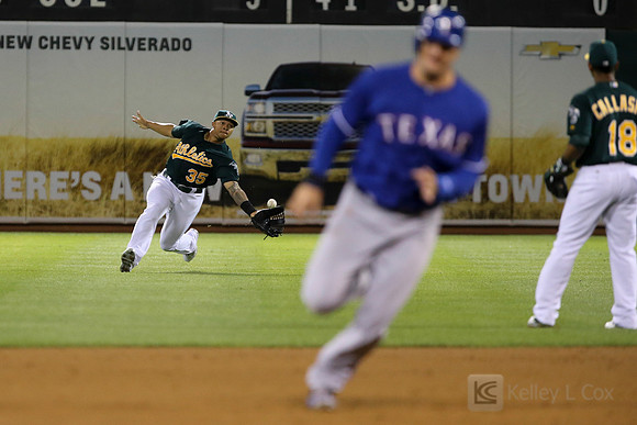 MLB: Texas Rangers at Oakland Athletics
