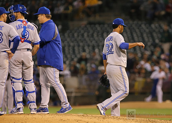 MLB: Toronto Blue Jays at Oakland Athletics