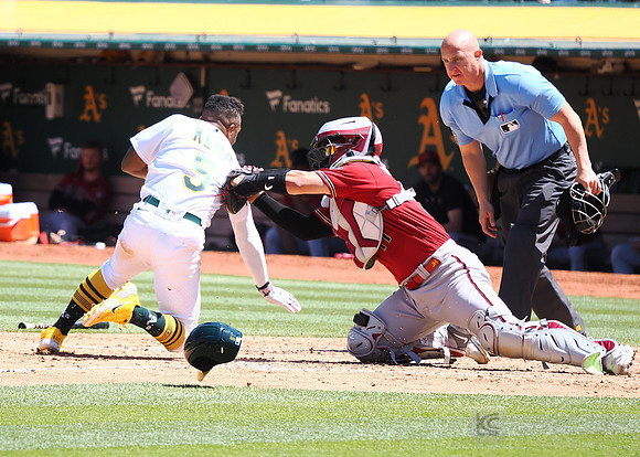 MLB: Arizona Diamondbacks at Oakland Athletics