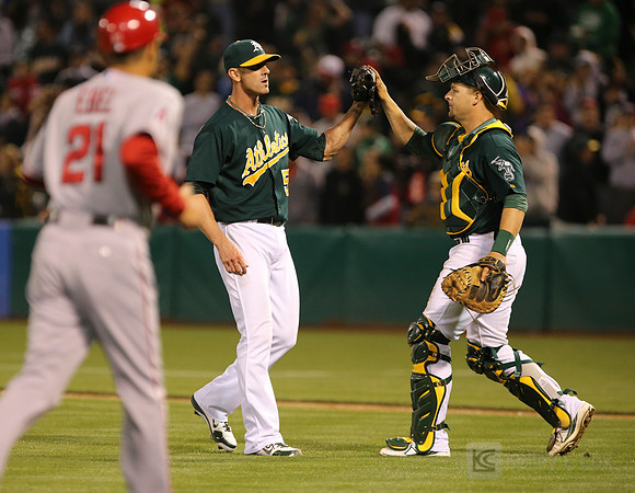 MLB: Los Angeles Angels at Oakland Athletics