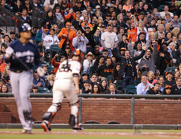 MLB: Milwaukee Brewers at San Francisco Giants