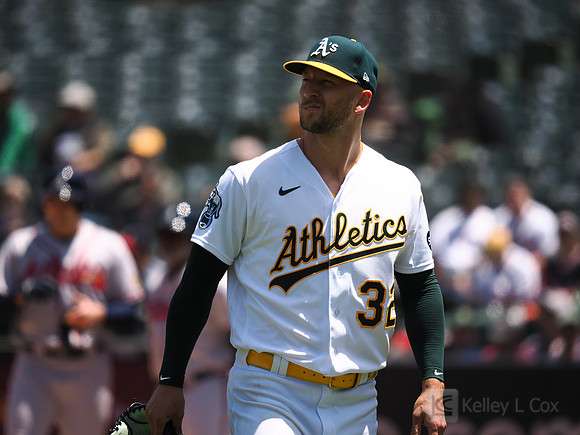 MLB: Atlanta Braves at Oakland Athletics