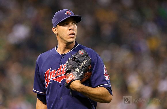 MLB: Cleveland Indians at Oakland Athletics