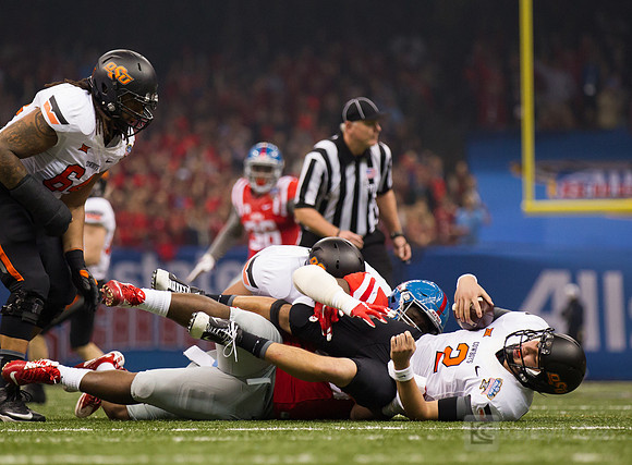 NCAA Football: Allstate Sugar Bowl Oklahoma State Cowboys v Mississippi Rebels