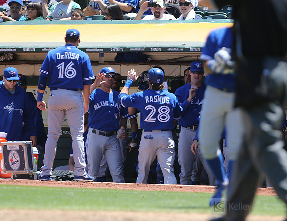 MLB: Toronto Blue Jays at Oakland Athletics