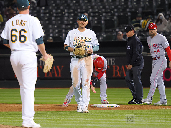MLB: Cincinnati Reds at Oakland Athletics