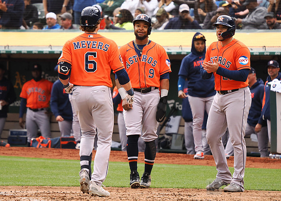 MLB: Houston Astros at Oakland Athletics