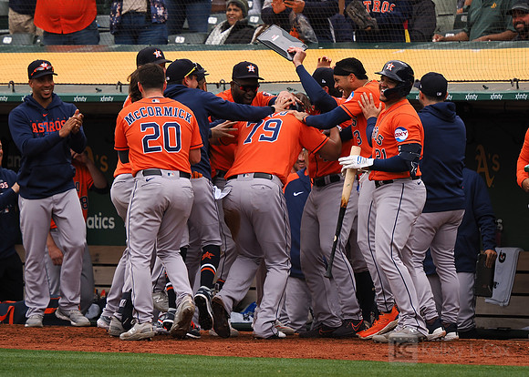 MLB: Houston Astros at Oakland Athletics