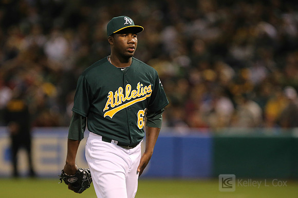 MLB: Texas Rangers at Oakland Athletics
