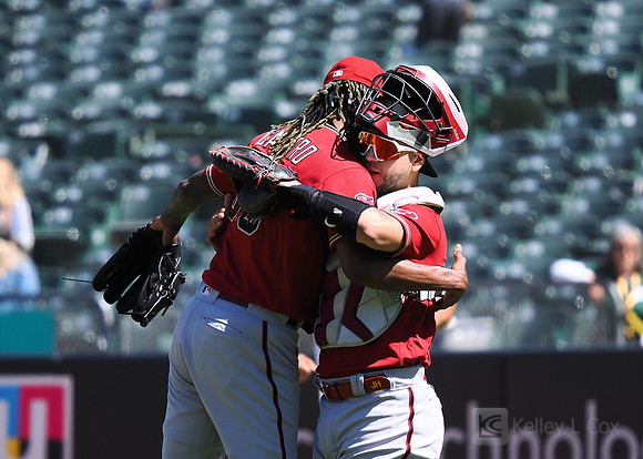 MLB: Arizona Diamondbacks at Oakland Athletics