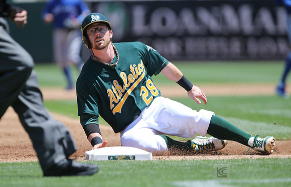 MLB: Toronto Blue Jays at Oakland Athletics