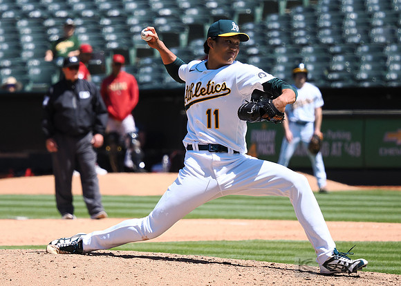 MLB: Arizona Diamondbacks at Oakland Athletics