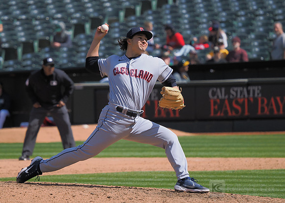 MLB: Cleveland Guardians at Oakland Athletics