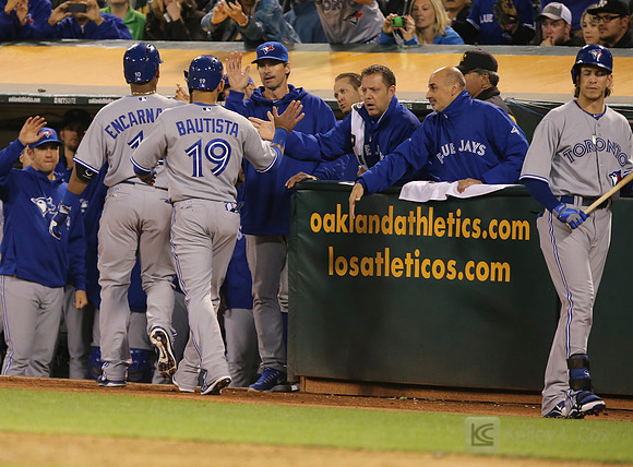MLB: Toronto Blue Jays at Oakland Athletics