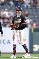 San Francisco Giants left fielder Turner Hill (52)