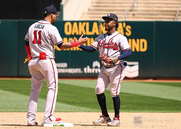 MLB: Atlanta Braves at Oakland Athletics