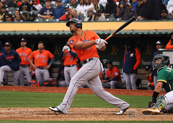 MLB: Houston Astros at Oakland Athletics