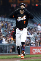 San Francisco Giants designated hitter Bryce Eldridge (8)