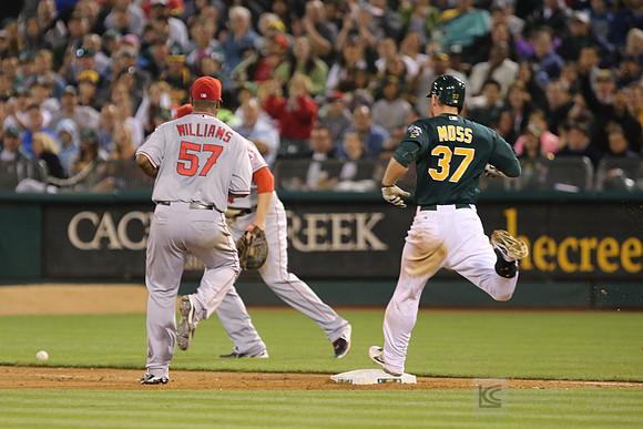 MLB: Los Angeles Angels at Oakland Athletics