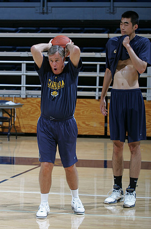 Cal Men's Basketball Practice