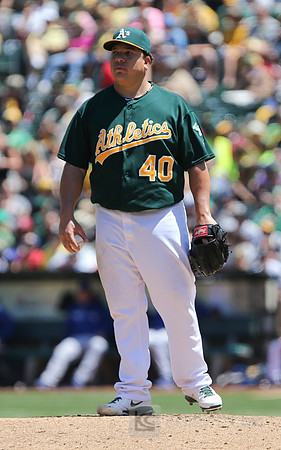 MLB: Toronto Blue Jays at Oakland Athletics