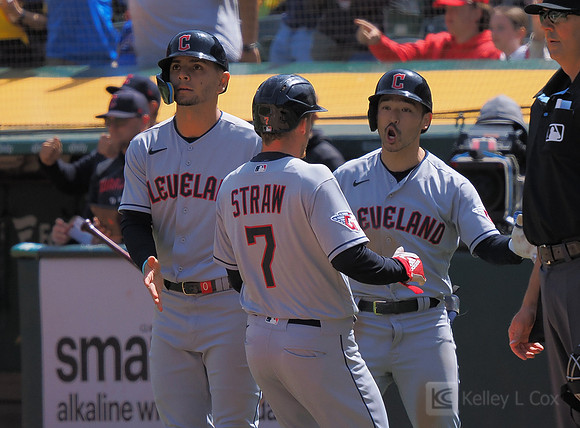 MLB: Cleveland Guardians at Oakland Athletics