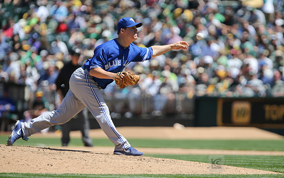 MLB: Toronto Blue Jays at Oakland Athletics