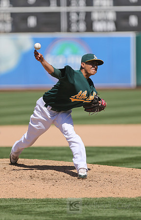 MLB: Toronto Blue Jays at Oakland Athletics