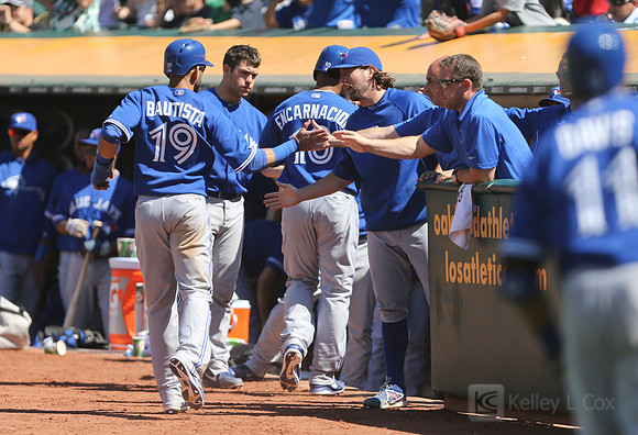 MLB: Toronto Blue Jays at Oakland Athletics
