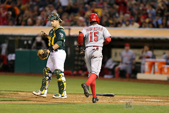 MLB: Cincinnati Reds at Oakland Athletics