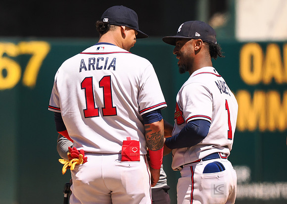 MLB: Atlanta Braves at Oakland Athletics